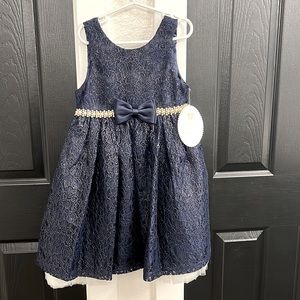 Navy blue dress, size 6
